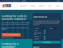 Tablet Screenshot of dgs.hr