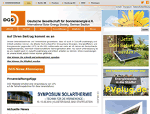 Tablet Screenshot of dgs.de