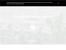 Tablet Screenshot of dgs.pl